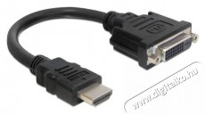 Delock 65327 HDMI apa - DVI 24+1 anya 20cm adapter Tv kiegészítők - Kábel / csatlakozó - DVI-Hdmi kábel - 387639