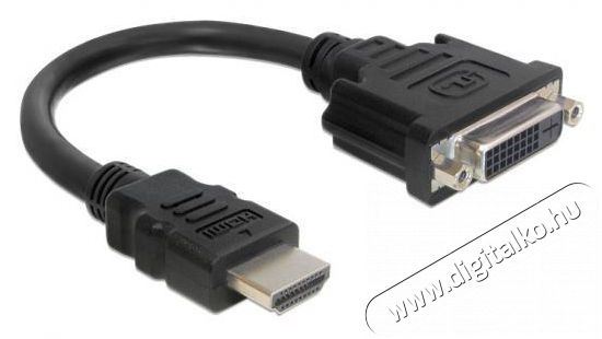Delock 65327 HDMI apa - DVI 24+1 anya 20cm adapter Tv kiegészítők - Kábel / csatlakozó - DVI-Hdmi kábel - 387639