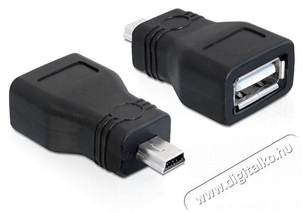 Delock 65277 USB 2.0-A anya - mini USB apa adapter Tv kiegészítők - Kábel / csatlakozó - Csatlakozó / elosztó / átalakító - 398257