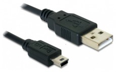 Delock 82273 USB 2.0-A > USB mini-B 5 pin 1 m apa / apa kábel Tv kiegészítők - Kábel / csatlakozó - Csatlakozó / elosztó / átalakító - 398259