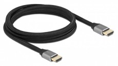 Delock 83996 2m Ultra nagy sebességű HDMI 48Gbps 8K 60Hz szürke kábel Tv kiegészítők - Kábel / csatlakozó - Hdmi kábel - 398240