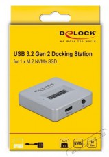 Delock M.2 NVMe PCIe SSD-hez USB Type-C anya dokkoló állomás Iroda és számítástechnika - Adattároló / merevlemez - Kiegészítő - 386175