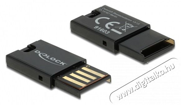 Delock 91603 Micro SD memóriakártyákhoz USB 2.0 kártyaolvasó Memória kártya / Pendrive - MicroSD / MicroSDHC kártya - 398732