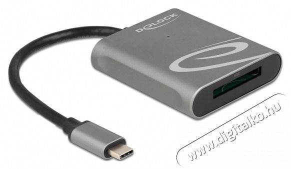 Delock 91741 XQD 2.0 memóriakártyákhoz USB Type-C kártyaolvasó Memória kártya / Pendrive - Kártya olvasó - 398733