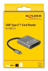 Delock 91741 XQD 2.0 memóriakártyákhoz USB Type-C kártyaolvasó Memória kártya / Pendrive - Kártya olvasó - 398733