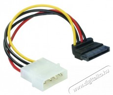 Delock SATA HDD (derékszögű) – 4 tűs apa (Molex) hálózati kábel Egyéb - Nem forgalmazzuk ! - 387694