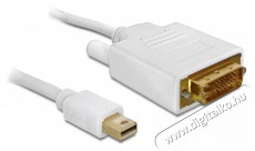 Delock 82918 Displayport mini apa > DVI 24pin apa 2 m kábel Tv kiegészítők - Kábel / csatlakozó - DVI-Hdmi kábel - 387862