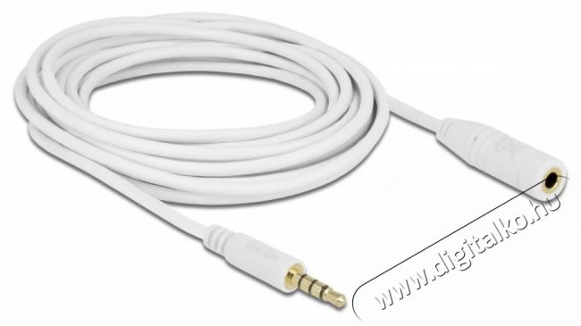 Delock 84482 sztereó Jack 3.5 mm apa / anya iPhone 4 pin 2 m audio kábel Iroda és számítástechnika - Egyéb számítástechnikai termék - 387864