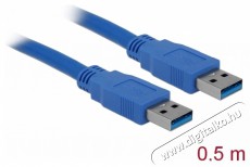 Delock 83121 USB 3.0-s A apa / apa 0,5 m kábel Iroda és számítástechnika - Számítógép tartozék - USB kábel - 387766