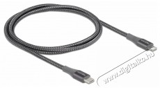 Delock 86631 1m USB-C - Lightning iPhone/iPad/iPod kompatibilis szürke MFi adat- és töltőkábel Iroda és számítástechnika - Egyéb számítástechnikai termék - 387794