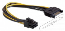 Delock 82924 SATA 15 pin > 6 pin PCI Expressz tápkábel Iroda és számítástechnika - Egyéb számítástechnikai termék - 387879
