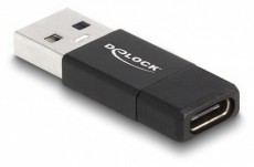Delock 60001 USB-A 3.2 Gen2 apa - USB-C anya fekete adapter Iroda és számítástechnika - Egyéb számítástechnikai termék - 408479