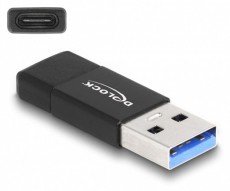 Delock 60001 USB-A 3.2 Gen2 apa - USB-C anya fekete adapter Iroda és számítástechnika - Egyéb számítástechnikai termék - 408479