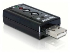 Delock 61645 7.1 USB hangkártya Iroda és számítástechnika - Számítógép tartozék - Hangkártya - 410012