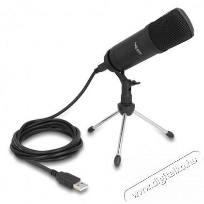 Delock 66882 24bit/192kHz USB kondenzátor streaming/podcasting mikrofon Fotó-Videó kiegészítők - Mikrofon - Fotó-videó mikrofon - 408188