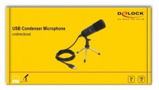 Delock 66882 24bit/192kHz USB kondenzátor streaming/podcasting mikrofon Fotó-Videó kiegészítők - Mikrofon - Fotó-videó mikrofon - 408188