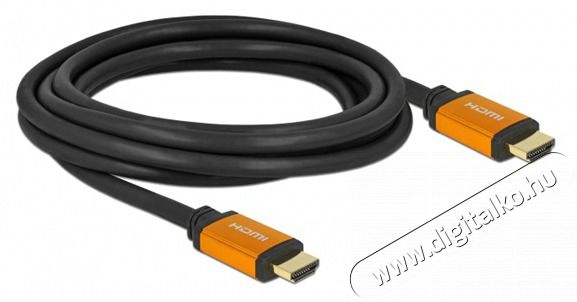 Delock 86987 3m nagy sebességű HDMI 48Gbps 8K 60Hz kábel Tv kiegészítők - Kábel / csatlakozó - Hdmi kábel - 408191