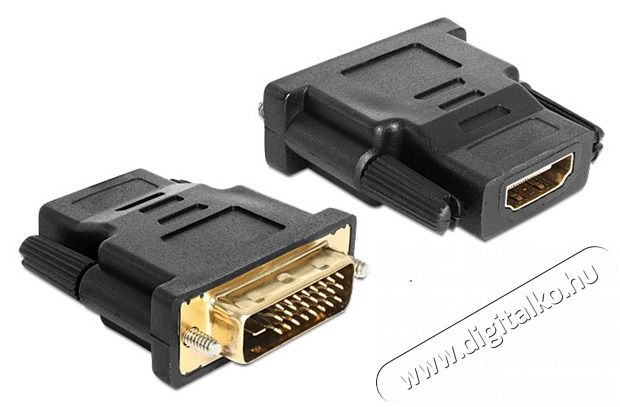 Delock 65466 DVI 24+1 pin apa > HDMI anya adapter Tv kiegészítők - Kábel / csatlakozó - Csatlakozó / elosztó / átalakító - 410463