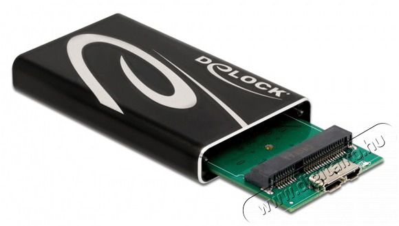Delock 42006 SuperSpeed USB3.2 Micro-B - mSATA SSD külső ház Iroda és számítástechnika - 0Adattároló / merevlemez - Kiegészítő - 445424