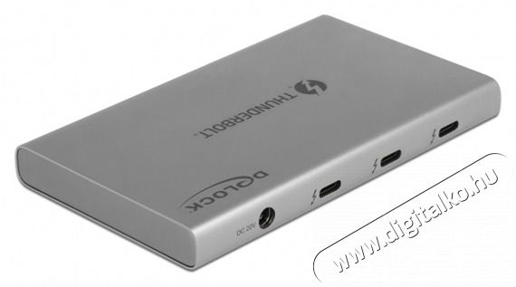 Delock 64157 3 portos Thunderbolt4 8K + 1x USB-A 3.2 HUB Iroda és számítástechnika - Notebook kiegészítő - USB hub / elosztó - 445141