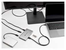 Delock 64157 3 portos Thunderbolt4 8K + 1x USB-A 3.2 HUB Iroda és számítástechnika - Notebook kiegészítő - USB hub / elosztó - 445141