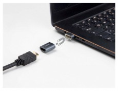 Delock 66684 HDMI apa - anya 8K 60Hz mágneses adapter Tv kiegészítők - Fali tartó / konzol - Kiegészítő / adapter - 445430