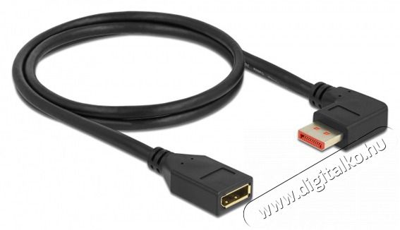 Delock 87077 1m DisplayPort 8K 60Hz anya egyenes - apa 90°-ban jobbra hajlított kábel Iroda és számítástechnika - Egyéb számítástechnikai termék - 448180