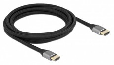 Delock 83997 3m Ultra nagy sebességű HDMI 48Gbps 8K 60Hz szürke kábel Tv kiegészítők - Kábel / csatlakozó - Hdmi kábel - 452934