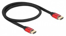 Delock 85772 50cm Ultra nagy sebességű HDMI 48Gbps 8K 60Hz piros kábel Tv kiegészítők - Kábel / csatlakozó - Hdmi kábel - 452551