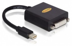 Delock 65098 fekete adapter mini displayport apa > DVI 24+5 pin anya Tv kiegészítők - Kábel / csatlakozó - Hdmi kábel - 464349