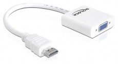 Delock 65346 HDMI-A > VGA adapter Tv kiegészítők - Kábel / csatlakozó - Hdmi kábel - 464346