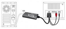 Delock 62407 HDMI-VGA adapter audióval Fotó-Videó kiegészítők - Objektív kiegészítő - Adapter - 465091