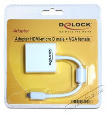 Delock 65347 HDMI-micro D apa VGA anya adapter Fotó-Videó kiegészítők - Objektív kiegészítő - Adapter - 465090