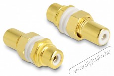 Delock 64141 fehér gyűrűs RCA anya-anya szerelhető aljzat Iroda és számítástechnika - Egyéb számítástechnikai termék - 445534