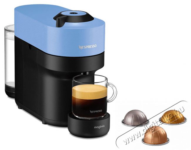 Delonghi Nespresso ENV ENV90.A Vertuo Pop búzavirágkék kapszulás kávéfőző Konyhai termékek - Kávéfőző / kávéörlő / kiegészítő - Kapszulás / podos kávéfőző - 466030