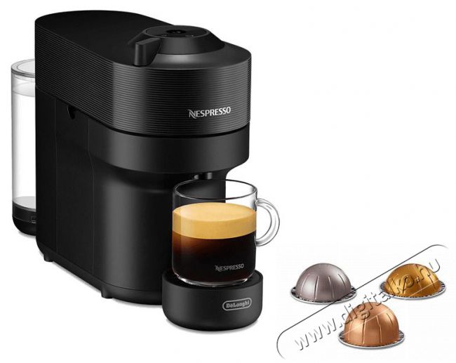 Delonghi Nespresso ENV ENV90.B Vertuo Pop borsfekete kapszulás kávéfőző Konyhai termékek - Kávéfőző / kávéörlő / kiegészítő - Kapszulás / podos kávéfőző - 466031