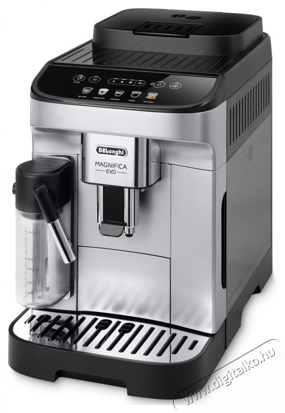 Delonghi Magnifica Evo ECAM 290.61.SB Automata eszpressz&oacute; k&aacute;v&eacute;főző, 1450W, 1.8l, 15bar, Tejtart&aacute;ly, LatteCrema rendszer, 13 fokozat&uacute; dar&aacute;l&oacute;, Fekete/Ez&uuml;st Konyhai term&eacute;kek - K&aacute;v&eacute;főző / k&aacute;v&eacute;&ouml;rlő / kieg&eacute;sz&iacute;tő - Automata k&aacute;v&eacute;főző - 495708