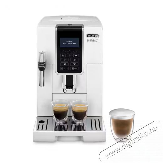 Delonghi ECAM 350.35.W Dinamica automata kávéfőző - Bemutató darab Konyhai termékek - Kávéfőző / kávéörlő / kiegészítő - Automata kávéfőző - 499491