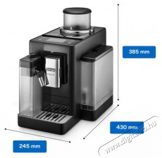 Delonghi EXAM440.55.B Rivelia Onyx Black Automata kávéfőző Konyhai termékek - Kávéfőző / kávéörlő / kiegészítő - Automata kávéfőző - 500917