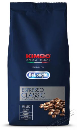 Delonghi Kimbo Espresso Classic kávé (1 kg) Konyhai termékek - Kávéfőző / kávéörlő / kiegészítő - Kávé kapszula / pod / szemes / őrölt kávé - 290182