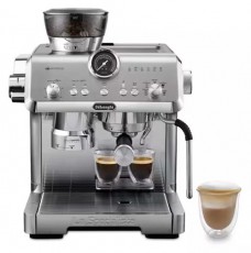 Delonghi La Specialista PrestigEC9555.M metál beépített őrlős karos kávéfőző Konyhai termékek - Kávéfőző / kávéörlő / kiegészítő - Kávédaráló / őrlő - 502014