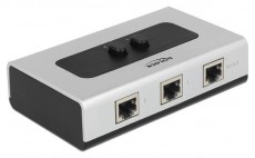 Delock 87673 Manuális, kétirányú RJ45-kapcsoló 10 Gbps 2 porttal Iroda és számítástechnika - Egyéb számítástechnikai termék - 507422