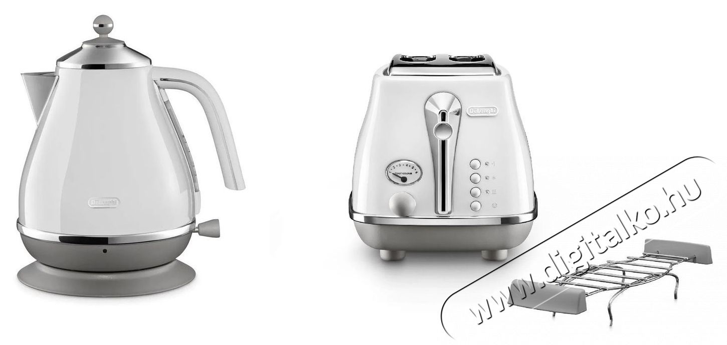 Delonghi Icona Capitals CTOC2103.W + De'Longhi Icona Capitals KBOC2001.W Konyhai term&eacute;kek - Konyhai eszk&ouml;z - K&eacute;szlet / szett - 513054