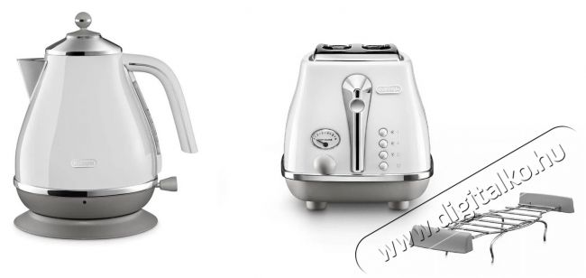 Delonghi Icona Capitals CTOC2103.W + De'Longhi Icona Capitals KBOC2001.W Konyhai term&eacute;kek - Konyhai eszk&ouml;z - K&eacute;szlet / szett - 513054