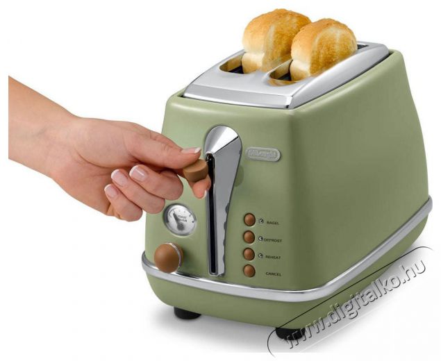 Delonghi Icona Vintage reggeliző kollekció - zöld (KBOV2001. GR & CTOV2103. GR) Újdonságok - Új termékek - 513061