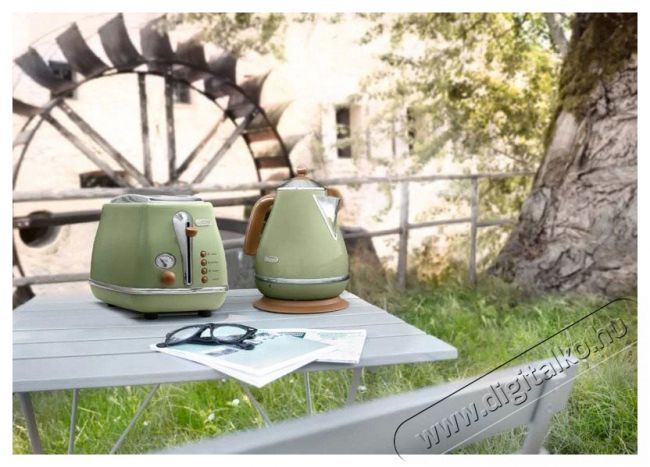 Delonghi Icona Vintage reggeliző kollekció - zöld (KBOV2001. GR & CTOV2103. GR) Újdonságok - Új termékek - 513061
