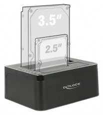 Delock 62661 USB 3.0 SATA HDD duál dokkoló állomás Iroda és számítástechnika - Adattároló / merevlemez - Kiegészítő - 516066