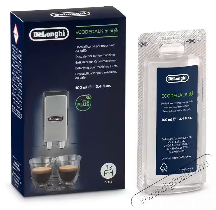 Delonghi v&iacute;zkőold&oacute;, 100 ml &Uacute;jdons&aacute;gok - &Uacute;j term&eacute;kek - 517556