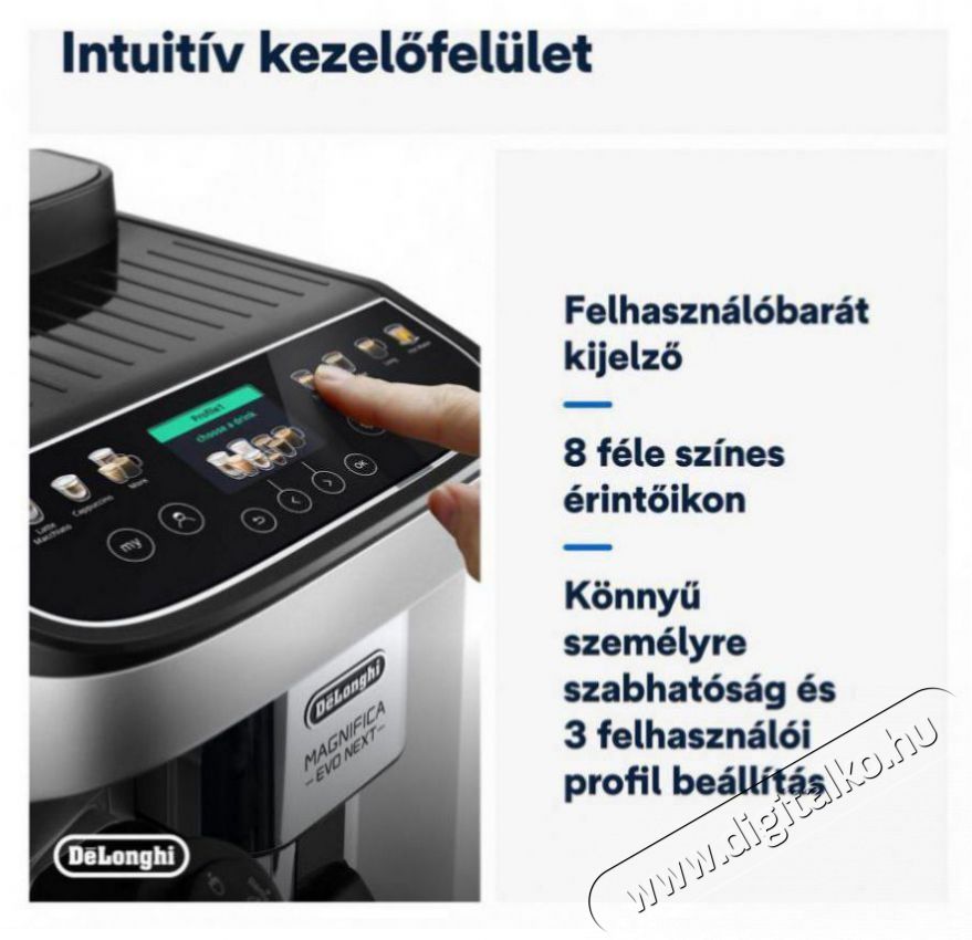 Delonghi ECAM310.80.SB K&Aacute;V&Eacute;FŐZŐ AUTOMATA Konyhai term&eacute;kek - K&aacute;v&eacute;főző / k&aacute;v&eacute;&ouml;rlő / kieg&eacute;sz&iacute;tő - Automata k&aacute;v&eacute;főző - 517197