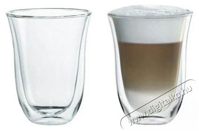 Delonghi Latte Macchiato Pohárkészlet, 2 db 330 ml Konyhai termékek - Edény - Edény készlet - 524623